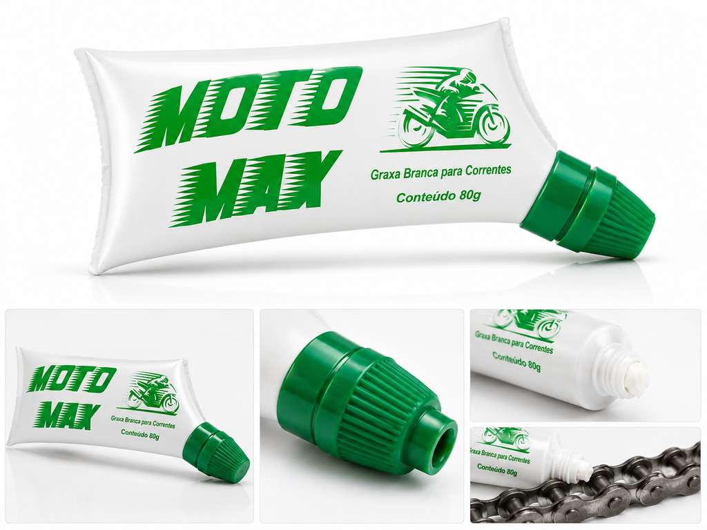 Kit Revisão Completa Transmissão CG Titan 160/Fan 160/Start 160 | Kit Relação + Bucha da Coroa + Esticadores + Graxa para Corrente